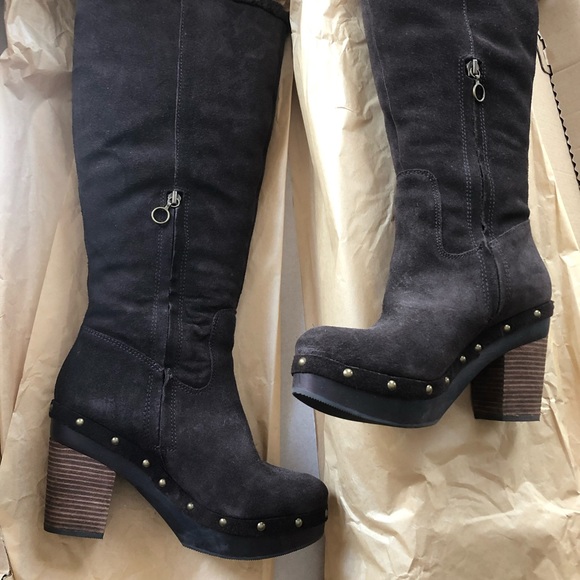 RALPH LAUREN DENIM SUPPLY BROWN SUEDE BOOTS SIZE 7 EXCELLENT CONDITION - Picture 1 of 4